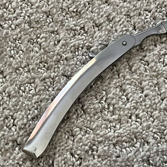 Vintage H & H Co Hair Shaper Razor Stainless Steel Straight Razor Personna Blade - Picture 14 of 15